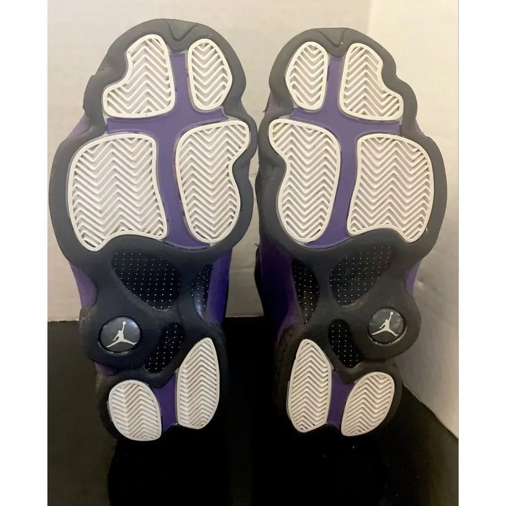Nike Air Jordan 13 Retro Court Purple Black Mens DJ5982-015 Size 8 - Picture 10 of 10